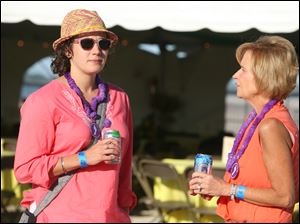 Barefoot-Beach-Alison-Kish-Debbie-Kish.jpg Alison Kish of Maumee and Debbie Kish of Rossford.