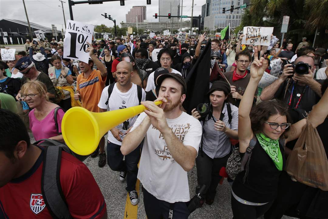 Republican-Convention-Protests-horn