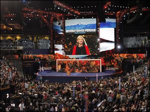 Democratic-Convention-Bev-Perdue.jpg North Carolina Governor Bev Perdue speaks during the Democratic National Convention.
