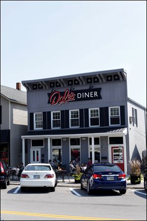 Dale's Diner experiences the lunch crowd in Waterville, Ohio.