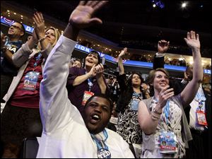 Democratic-Convention-Ohio-delegates.jpg Ohio delegates cheer during the Democratic National Convention in Charlotte, N.C.
