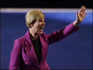 Democratic-Convention-Tammy-Baldwin.jpg Candidate for U.S. Senate Tammy Baldwin of Wisconsin waves to delegates after her speech.