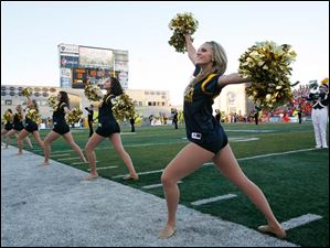 Toledo-dance-team.jpg The Toledo dance team performs before the Battle of I-75.