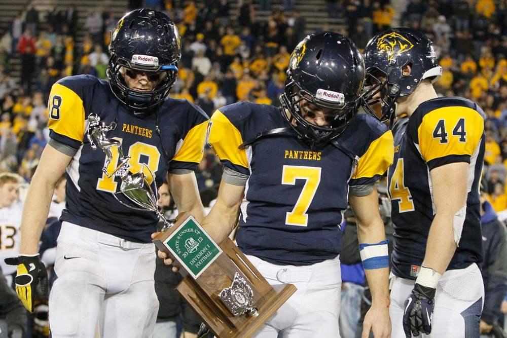 Whitmer-at-state-runner-up-trophy