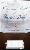 Naismith-Rules-Display.jpg James Naismith's original rules of 'Basket Ball' is displayed at the Nelson-Atkins Museum of Art in Kansas City, Mo.