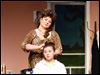 Monroe-theater-Steel-Magnolias.jpg Roxanne Cangealose, standing, plays Truvy and Morgan Lemanski plays Shelby in the Monroe Community Players' production of 'Steel Magnolias.'
