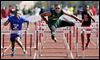 CITY-track-Dionte-Carey.jpg Dionte Carey of Start defeats DeMarkus Darrington of Woodward in the City League track meet on Friday night. Carey’s big night led the Spartans to the team title.