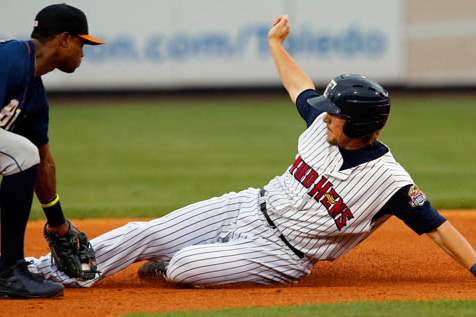 Toledo-Mud-Hens-Jordan-Lennerton-is-tagged-out-at-second