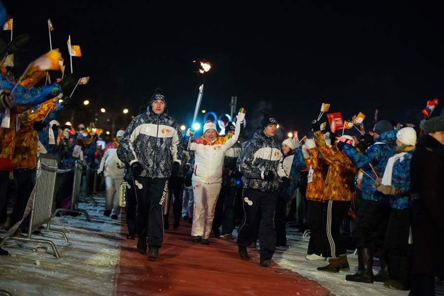 Russia-Sochi-Torch-Relay-Basargin-JAN-4-IN-PERM