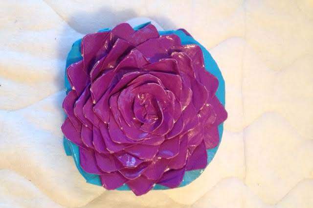 Duct-tape-flower