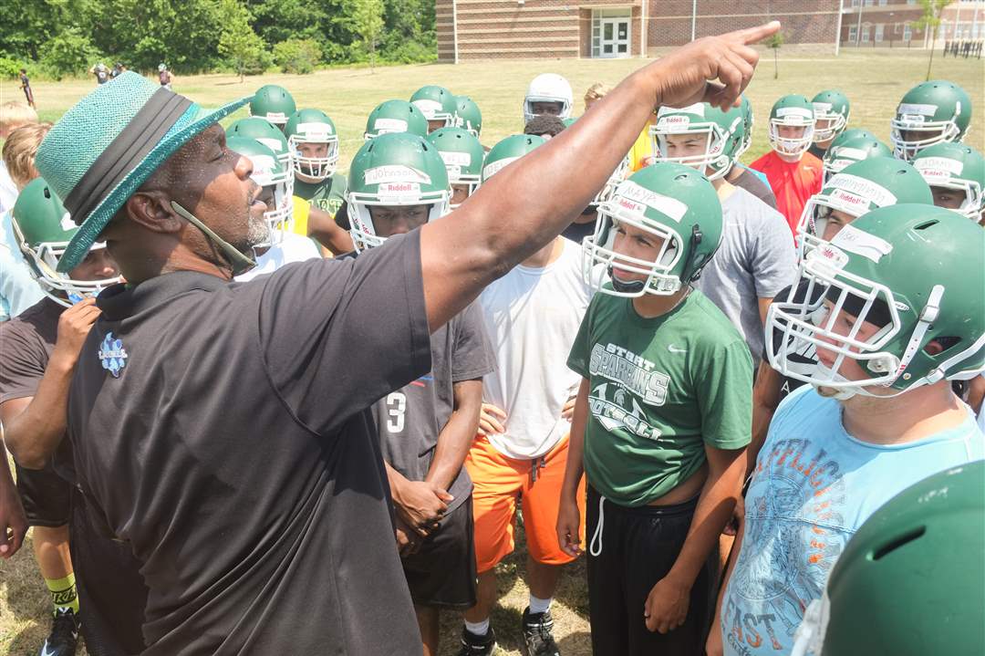 IN PICTURES High School football practice begins The Blade